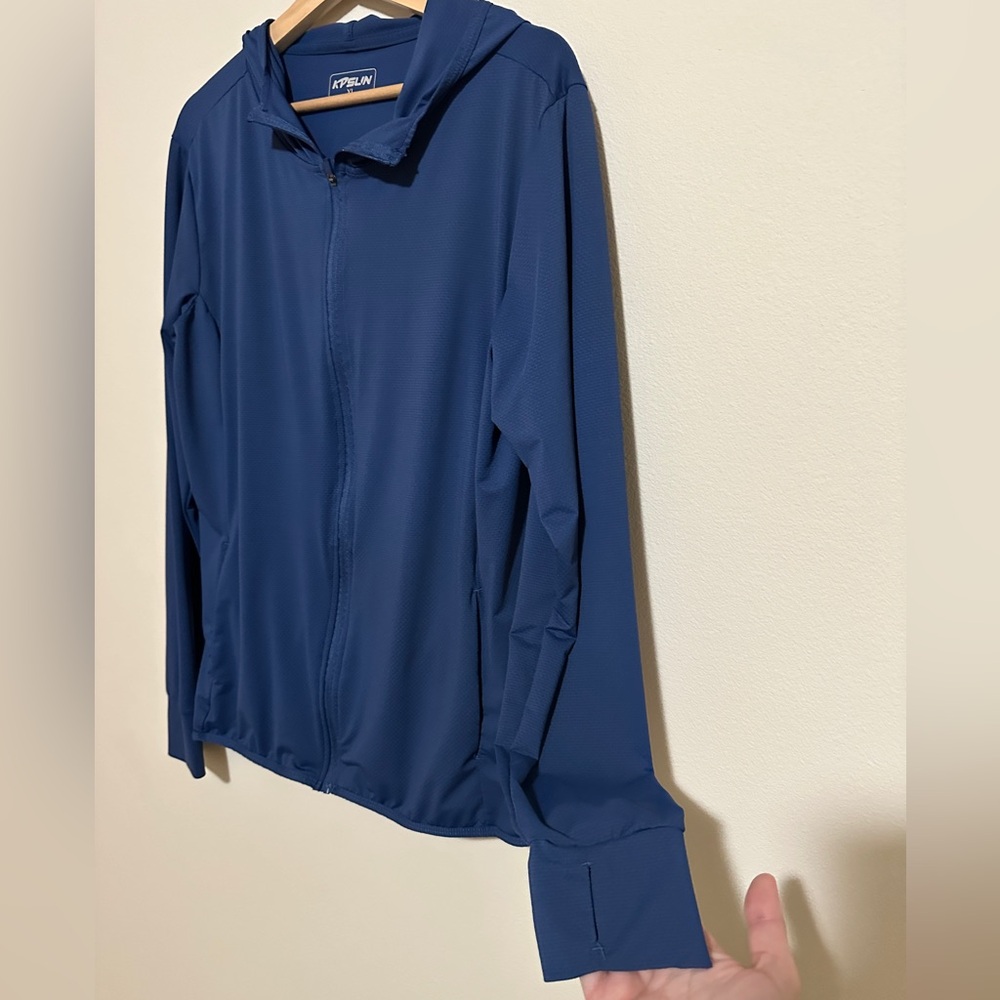 ♻️KP Slin Navy Full-Zip Jacket - Picture 3 of 5